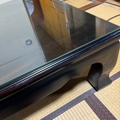 黒檀　高級テーブルの画像