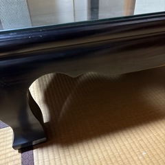 黒檀　高級テーブルの画像