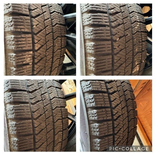 185/55R16 スタッドレスタイヤ　アルミホイール付き4本 ブリヂストン VRX2