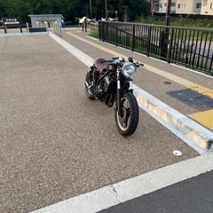 引き取り限定　エリミネーター250se カフェボバーカスタム　実働　乗って帰れますの画像