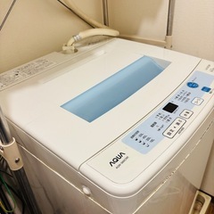 [5年以上使用　中古品]AQUA 6.0kg 洗濯機 AQW-S60Eの画像
