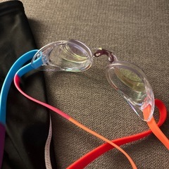 競泳用 レディース 水着  ゴーグル付きの画像