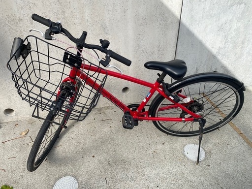 自転車(ジュニア用)ブリヂストン　シュライン(レッド)２６インチ