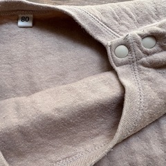 クマ柄 長袖パジャマ 80cmの画像