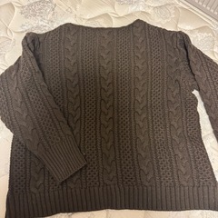 ケーブルニット　Sの画像