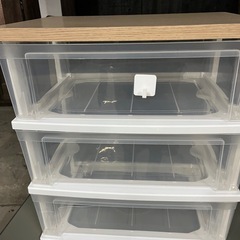 【美品】収納ケース 3段の画像