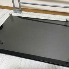 折りたたみ ガラステーブルの画像
