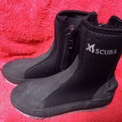 ダイビングブーツ　 マリンシューズ フェルト底　 xs scuba　 size　 US3の画像