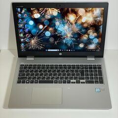 第8世代 core i7 メモリ16GB HP ProBook 650 G5 Windows11 SSD256GB K49の画像