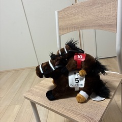 馬のぬいぐるみの画像