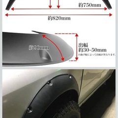 車　汎用　オーバフェンダー　の画像