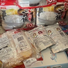 【お取引中】レトルト米、その他食品、シャンプーなど全てまとめての画像