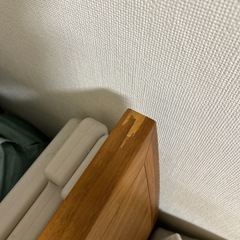 【10月18日午前引き渡し限定】クラスティーナ　クイーンベッド　マットレス付きの画像