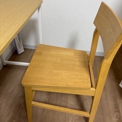 デスク　椅子付きの画像