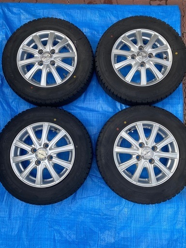 145/80R13 アルミホイール付スタッドレスタイヤ 4本セット