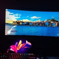 LG 34インチ  湾曲 ウルトラワイドモニター 34WP65C-B   UWQHD 160hz の画像