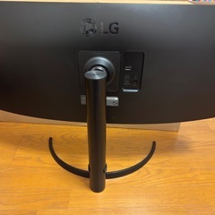 LG 34インチ  湾曲 ウルトラワイドモニター 34WP65C-B   UWQHD 160hz の画像