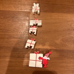 サンタ　パズル　インテリアの画像