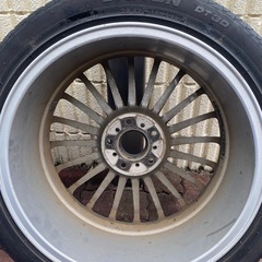 225/45R18インチ スポークデザイン•タイヤホイールセットの画像