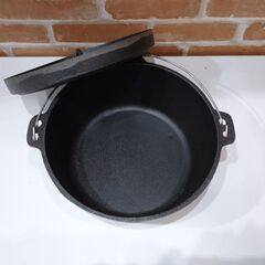 campers collection キャンパーズコレクション　DUTCH OVEN ダッチオーブン D-12　アウトドア用品 調理器具　山善 ヤマゼン【モノ市場東海店】139の画像