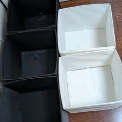 イケア IKEA スクッブ SKUBB 収納ボックス 折りたたみ 5個セットの画像