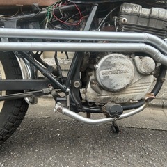 交換可能！ホンダ　CBX125 カスタム　ストレートマフラーの画像