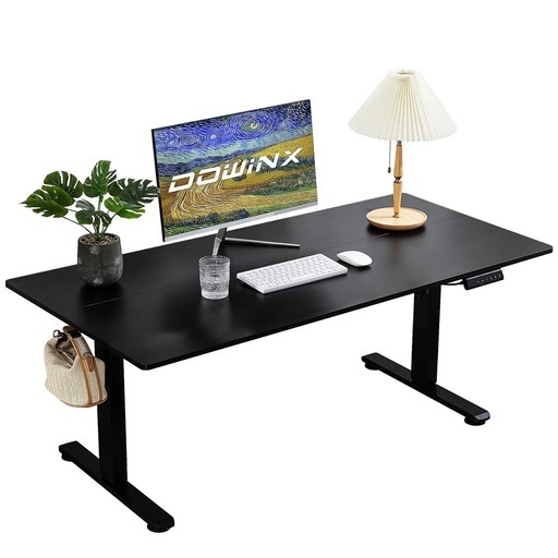昇降デスク パソコンデスク 電動 昇降式テーブル ワークデスク PCデスク オフィスデスク 高さ調整 天板 幅 120
