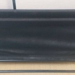 キャプテンスタッグ アルミ背付ベンチ ブラック の画像