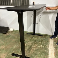 昇降デスク 電動 幅120cm 昇降式テーブル スタンディングデスク 高さ調整 オフィスデスク 机 パソコンデスク おしゃれ 耐荷重約100kgの画像