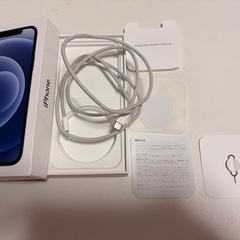iPhone12 128GB ブラック　黒　箱、付属品ありの画像