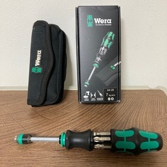 wera 多目的ドライバー　ビット収納型　使用回数少なく美品の画像