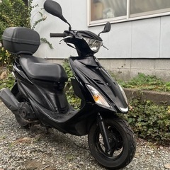 アドレスv125s リアボックス付き　スズキの画像