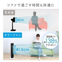 アイリスオーヤマ　縦型扇風機　タワーファンの画像