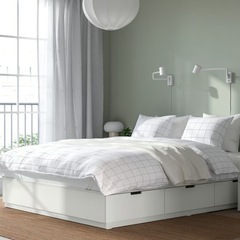 Ikea Bed  NORDLI 140x200 with mattressの画像