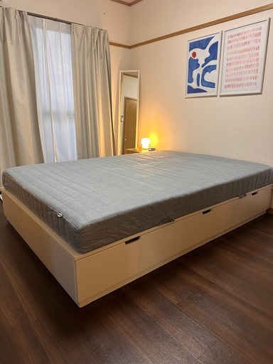 Ikea Bed  NORDLI 140x200 with mattress