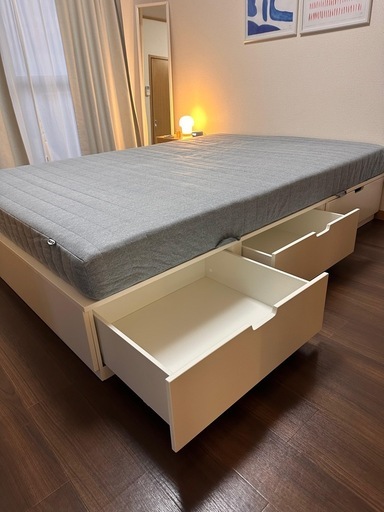 Ikea Bed  NORDLI 140x200 with mattress