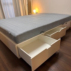 Ikea Bed  NORDLI 140x200 with mattressの画像