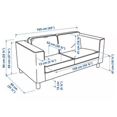 【IKEA】2人掛
ソファーの画像