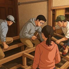 ＜＜職人さん歓迎＞＞　DIY好きな仲間と一緒に、空き家を再…