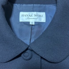 お値下げしました！ハナエモリ　濃紺スーツ　レディースの画像