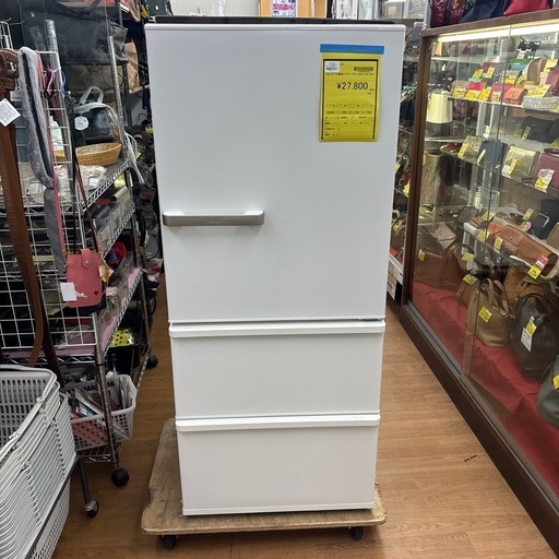 ☆ドリーム荒牧店☆ジモティー割引有☆AQUA/3ドア冷蔵庫/AQR-27K/272L/2021年製