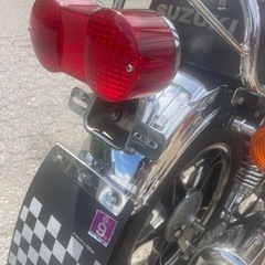 GN125赤！380テール！自賠責Ｒ9年9月の画像