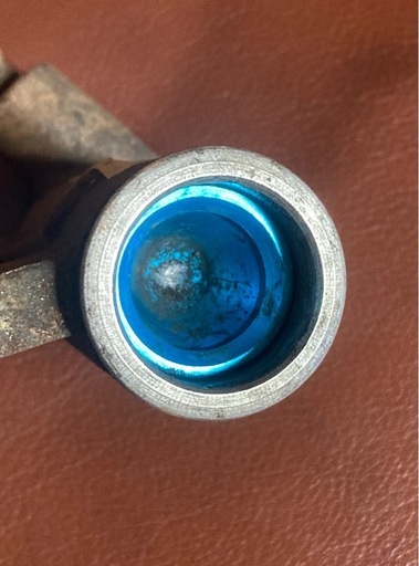 ⑤スターレット EP91グランツァVターボ クラッチ リリースパイプ付き 内部青色EP82内部銀色より直径が大きい為 強化クラッチ組んだ際軽くなり有効！