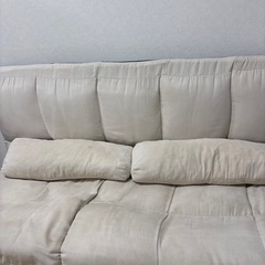 【無料・先着】ベッドソファ（アイボリー）の画像