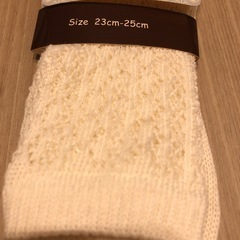 レース靴下新品未使用の画像