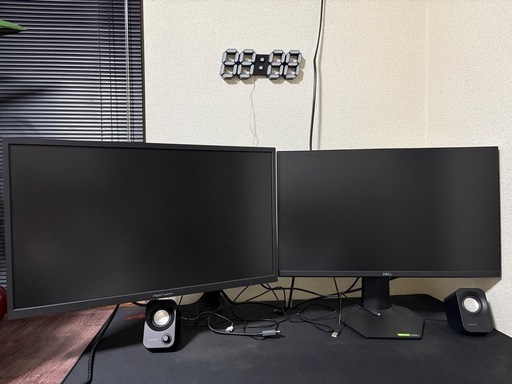 ゲーミングモニター　2枚セット