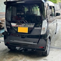 三菱　ekカスタム　黒の画像