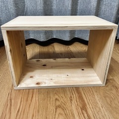 木箱　本棚　シェルフの画像