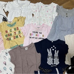 ベビー　キッズ　服　Tシャツ　ワンピース　80サイズ　女の子　まとめ売りの画像