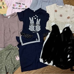 ベビー　キッズ　服　Tシャツ　ワンピース　80サイズ　女の子　まとめ売りの画像